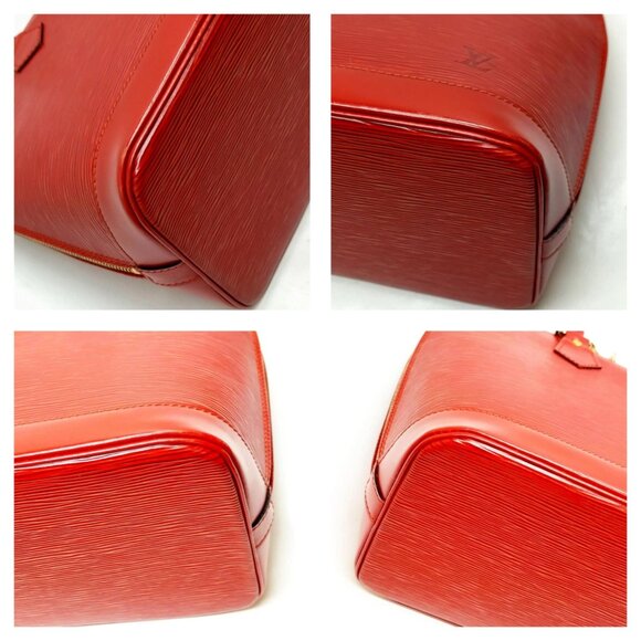 Louis Vuitton Alma Red Epi Hand Bag mon-551-091225 - Picture 8 of 16